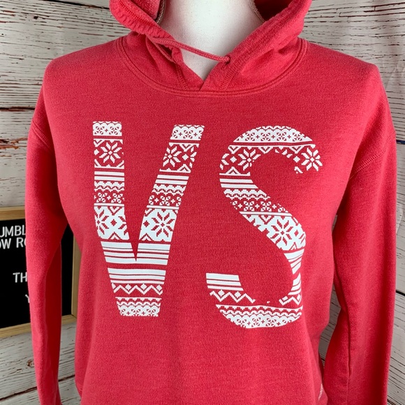 Victoria’s Secret VS Red Holiday Hoodie – XS - Picture 2 of 4